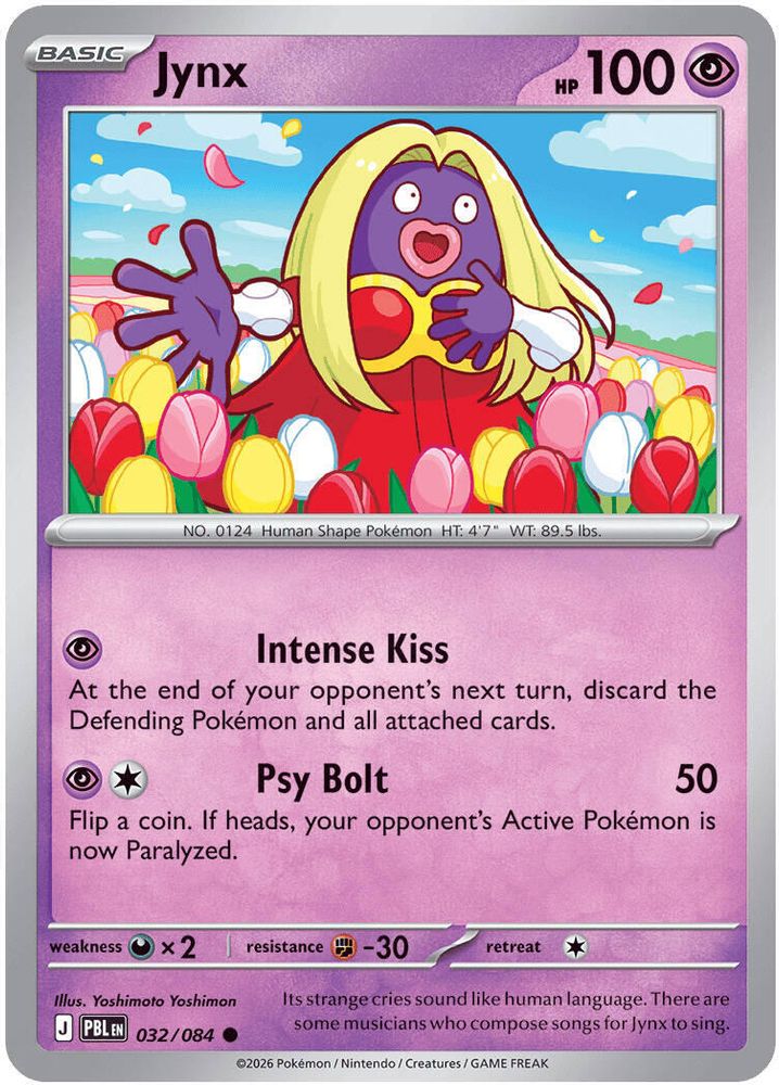 Jynx 032/084 C Reverse Holo